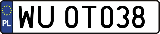WU0T038