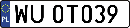 WU0T039