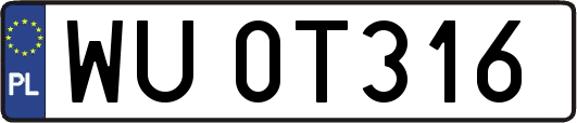 WU0T316