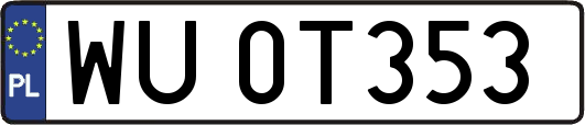 WU0T353