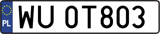 WU0T803