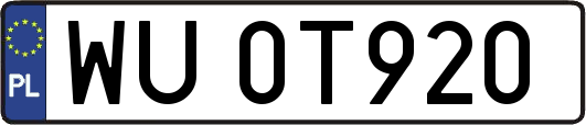 WU0T920