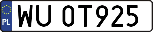 WU0T925