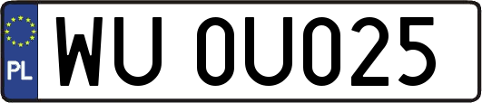 WU0U025