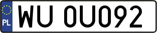WU0U092