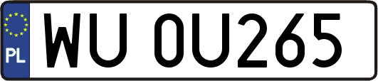 WU0U265