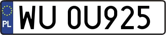 WU0U925