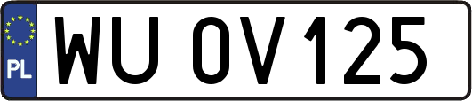 WU0V125