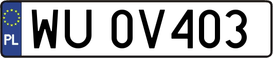 WU0V403