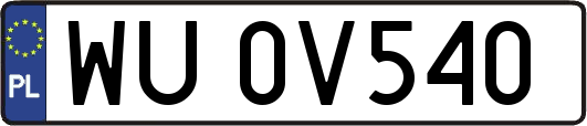 WU0V540