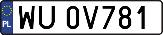WU0V781