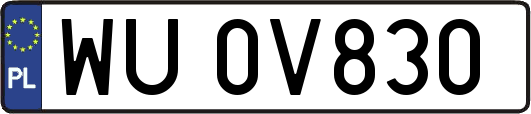 WU0V830