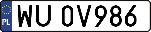 WU0V986