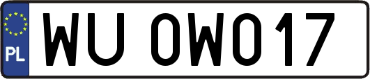 WU0W017