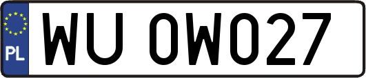 WU0W027