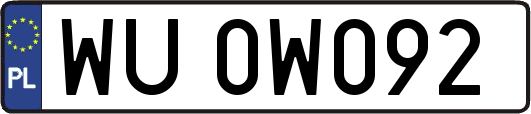 WU0W092