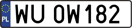 WU0W182