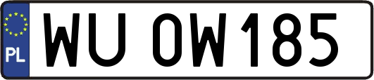 WU0W185