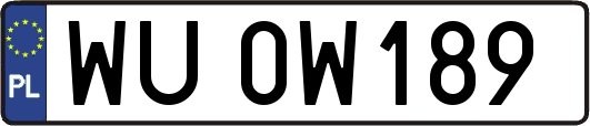 WU0W189