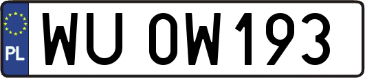 WU0W193