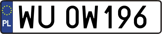 WU0W196