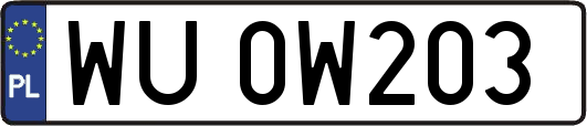 WU0W203