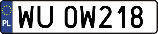 WU0W218