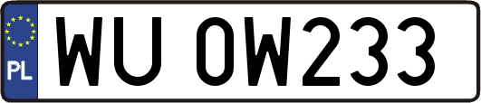 WU0W233