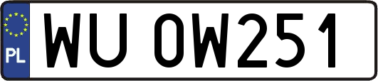 WU0W251