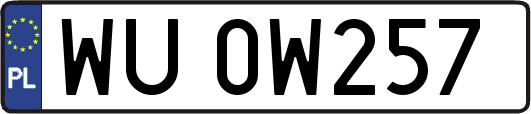 WU0W257