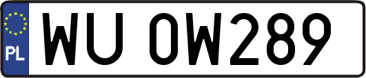 WU0W289