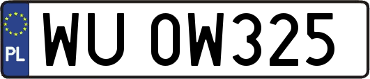 WU0W325