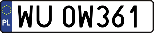 WU0W361