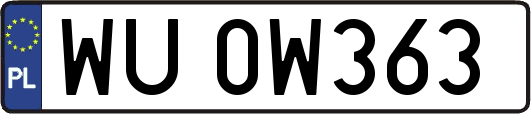 WU0W363