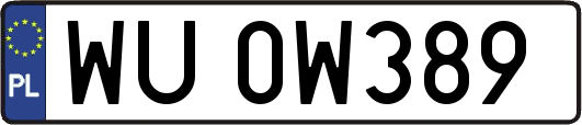 WU0W389