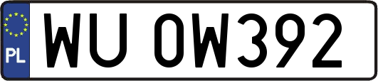 WU0W392