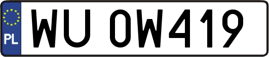 WU0W419