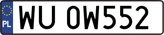 WU0W552