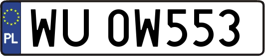WU0W553