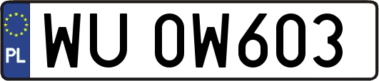 WU0W603
