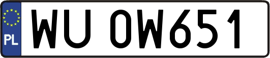 WU0W651