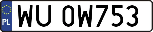 WU0W753