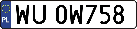 WU0W758