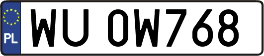 WU0W768