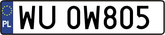 WU0W805