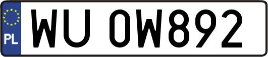 WU0W892
