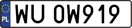 WU0W919