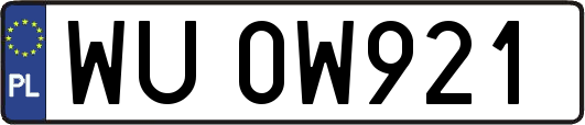 WU0W921