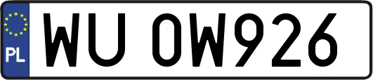 WU0W926