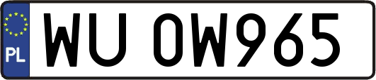 WU0W965